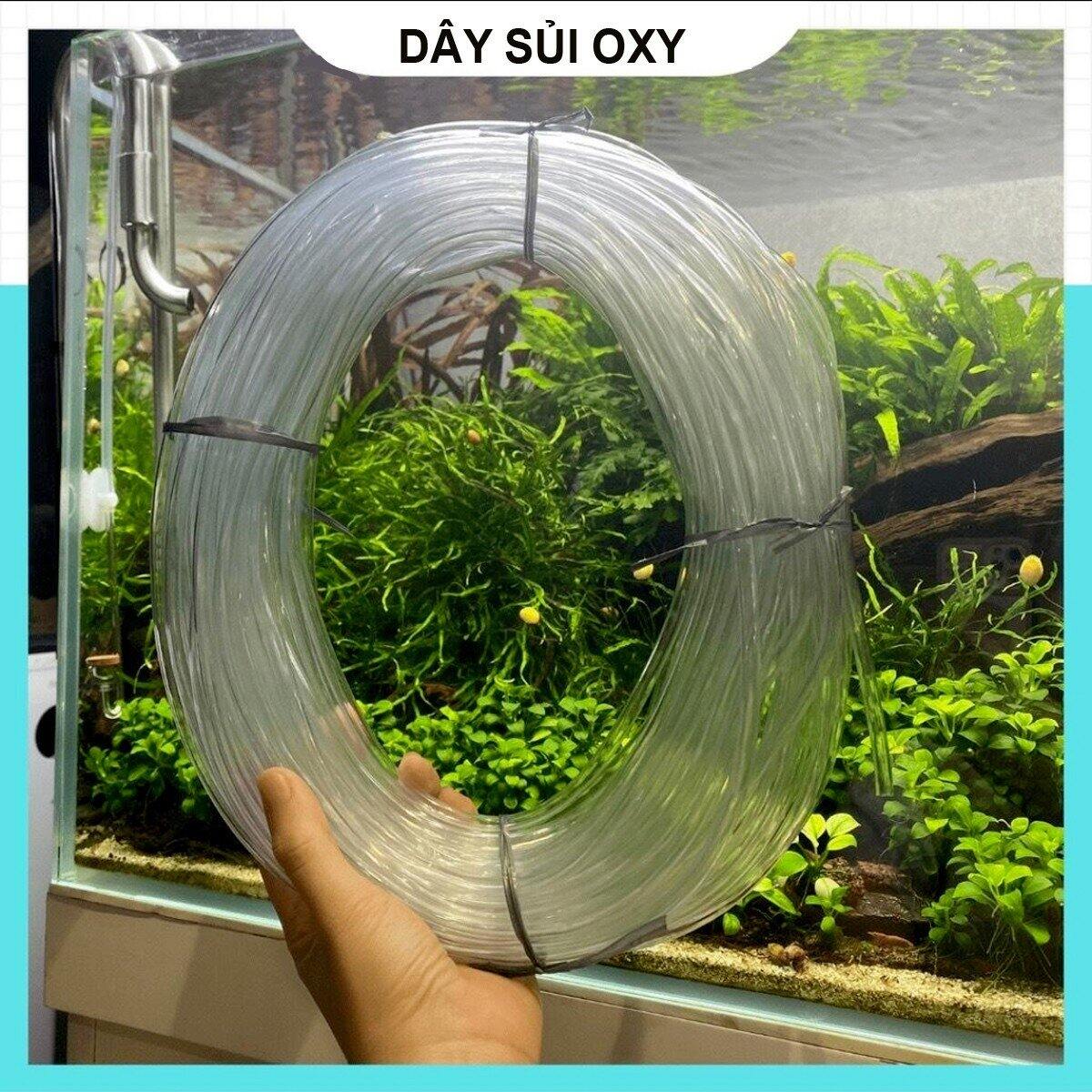 Dây sủi oxy | dây dẫn khí co2 trong suốt, cho hồ cá cảnh, hồ thủy sinh