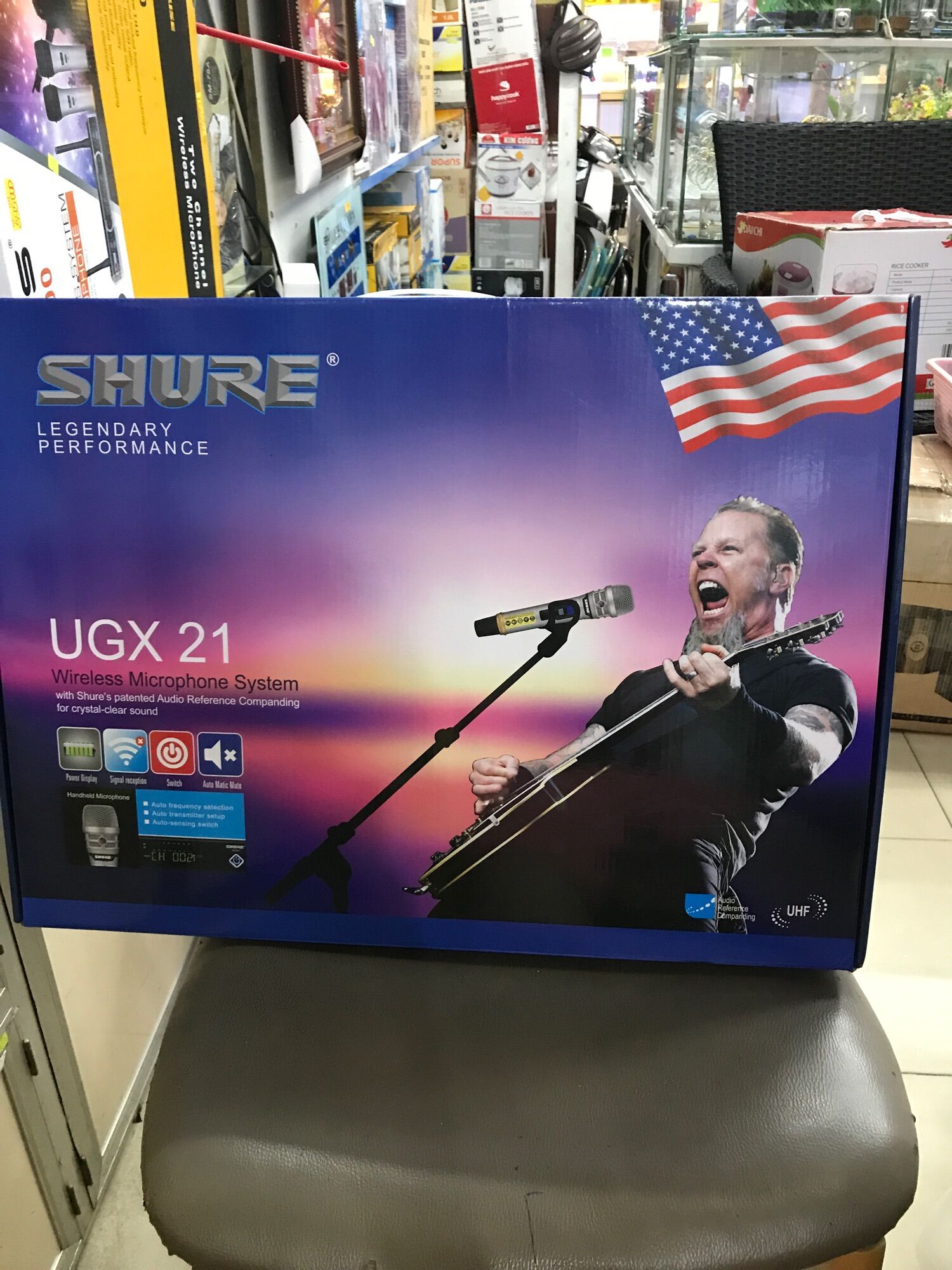 Micro SHURE không dây UGX21