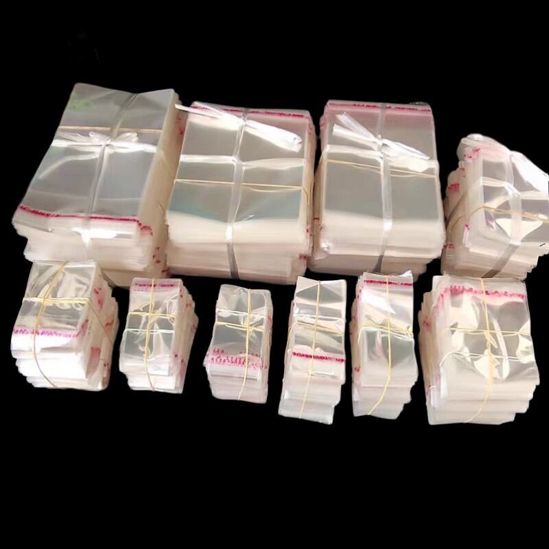 Set 50 túi kiếng opp dán miệng đủ size