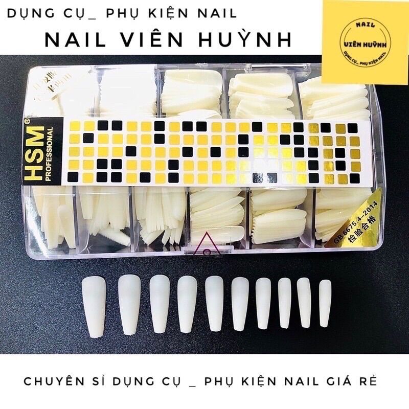 Móng úp nhám sẵn HSM fom chuẩn đẹp