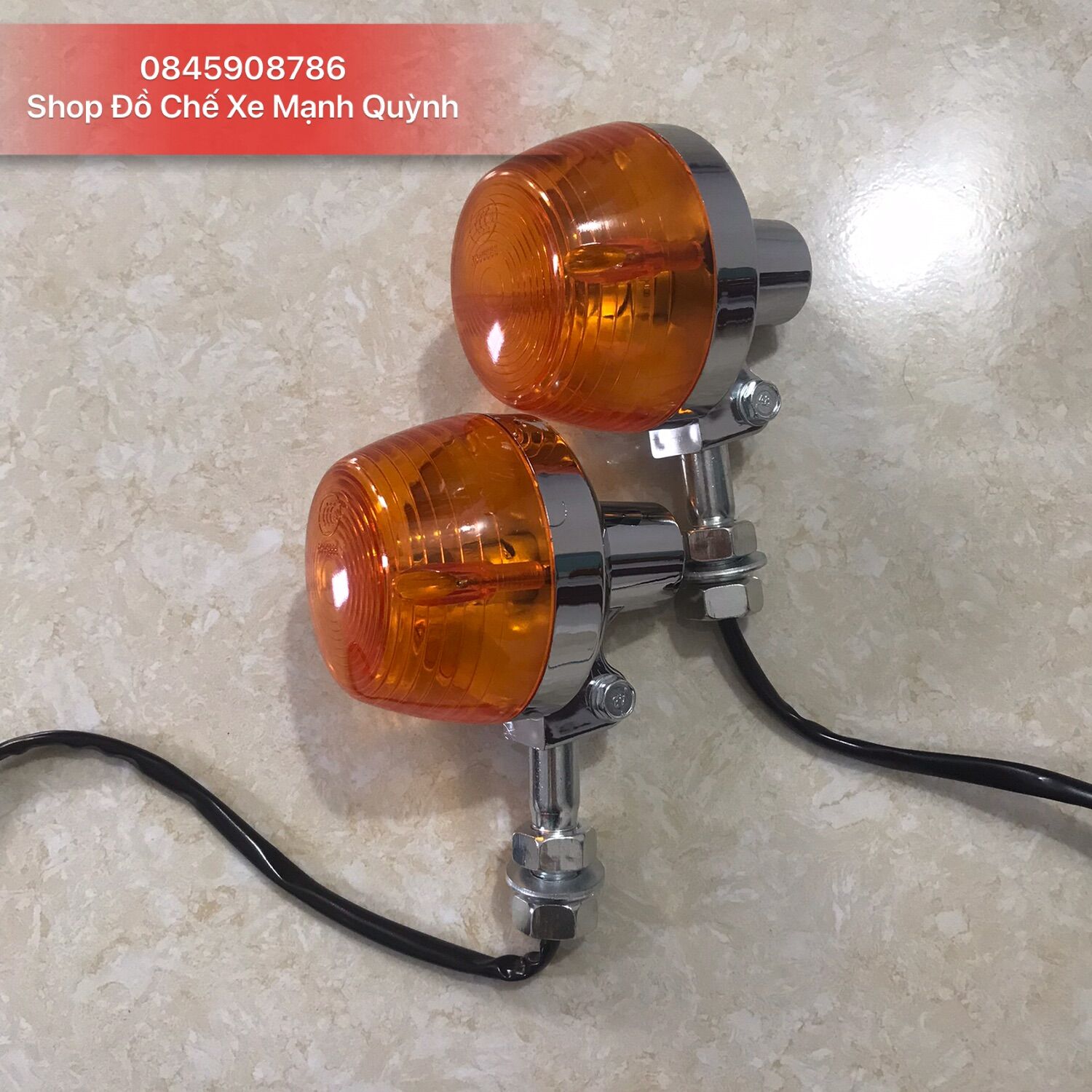 Đèn trước, xi nhan trước cho xe 3 bánh, xi nhan trước giá rẻ - Shop Đồ Chế Xe Mạnh Quỳnh