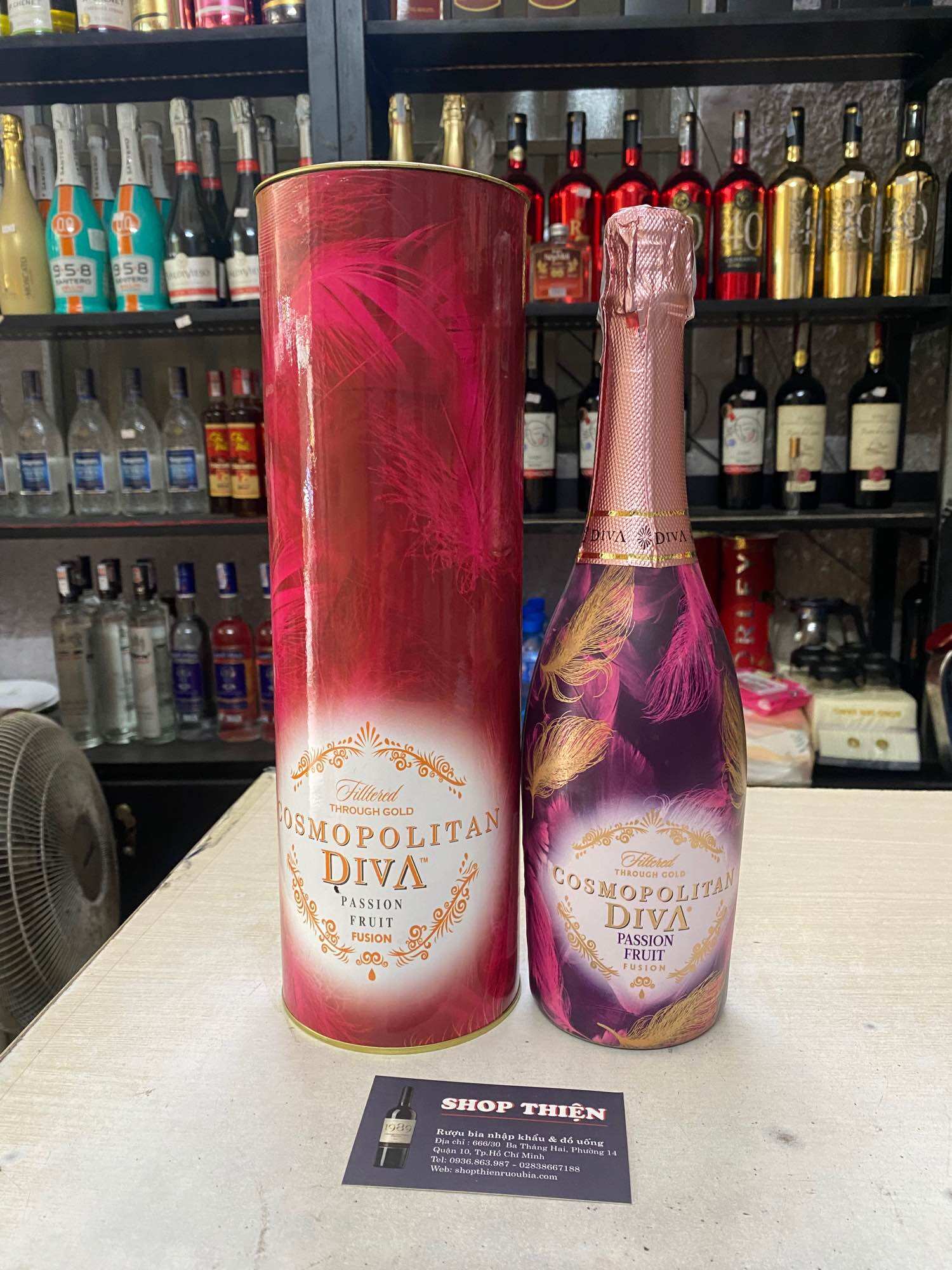 Vang Nổ Trái Cây Cosmopolitan DIVA Passion Fruit 5.5% 750ml