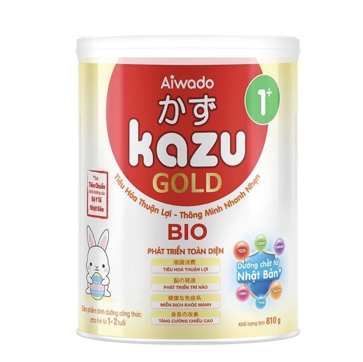Sữa bột Kazu BIO gold số 0+, 1+, 2+ 810g - date 2024