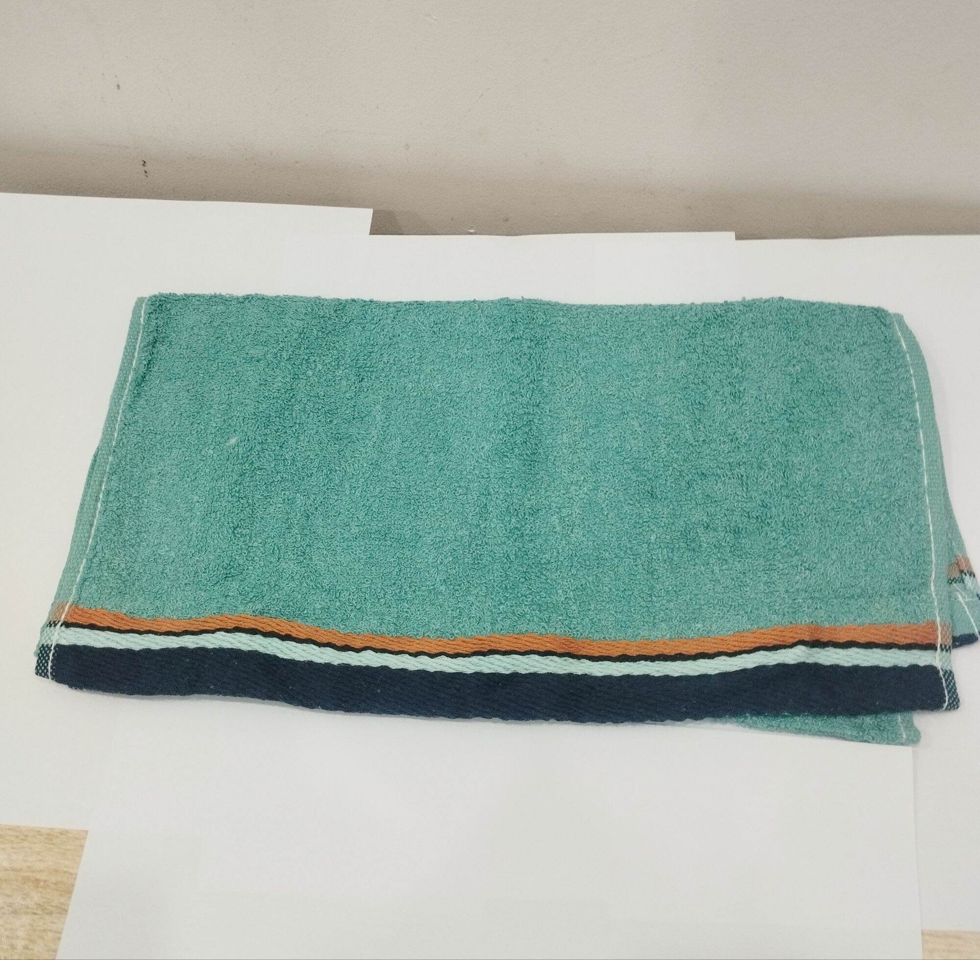 (HCM) Khăn tắm 35 x 75cm màu xanh rêu ( k.mãi Unilever)