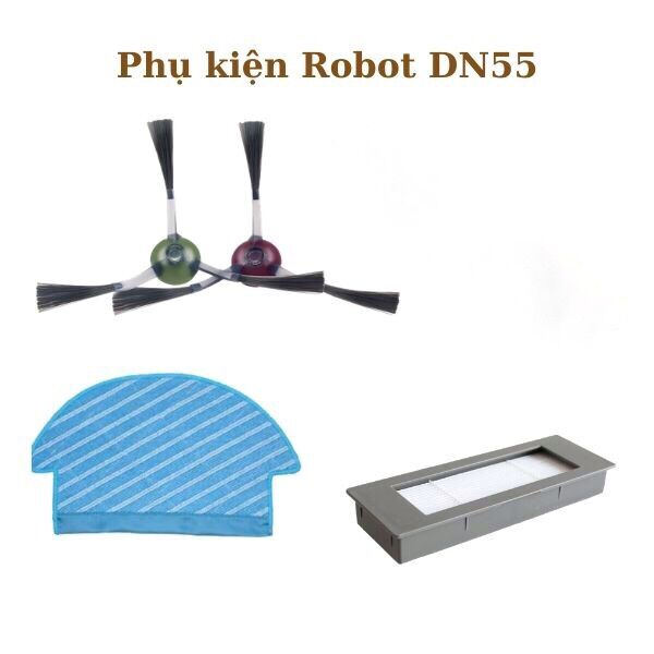 Bộ Phụ Kiện Robot hút bụi Ecovacs Deebot DN55
