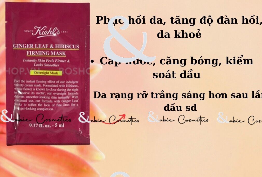 [Sample] Mẫu thử mặt nạ Kiehl’s đất sét - nghệ - cúc - gừng