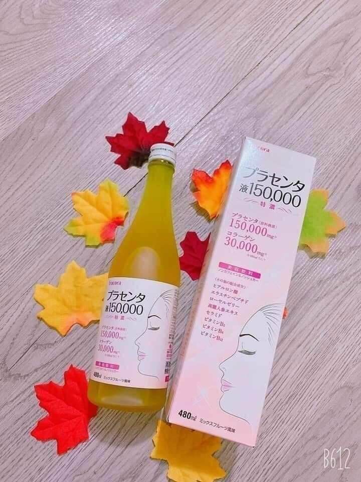 nước uống fracora placenta 480ml nhật bản