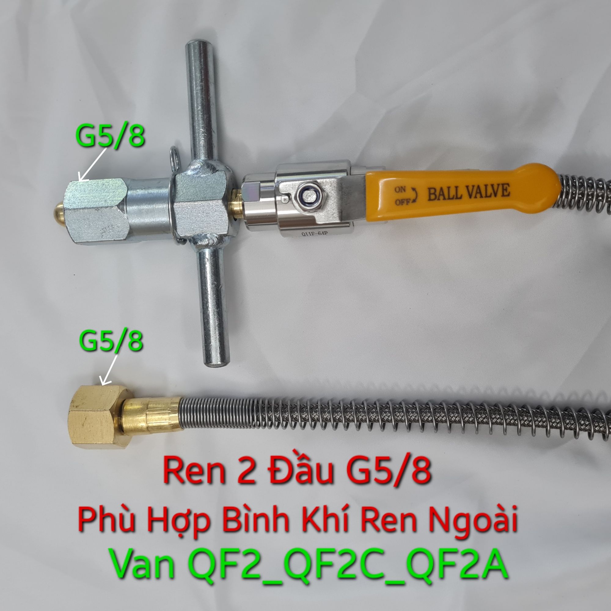 ( Dây chuyên dụng sang chiết khí...) Dây sang chiết khí áp lực cao_Dây sang chiết khí Oxy_Nito_Co2_Argon_Dây sang chiết khí từ bình to qua bình nhỏ