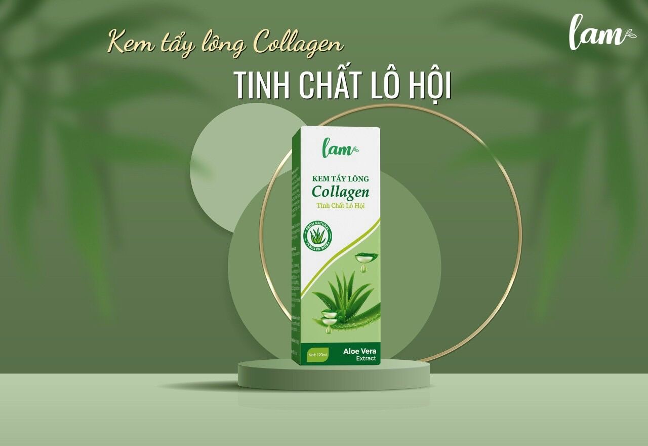 Kem tẩy lông collagen nha đam bổ rẻ lắm