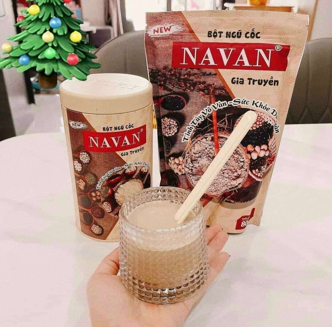 Bột ngũ cốc navan gia truyền 7 vị ngũ cốc lợi sữa giảm cân chính hãng