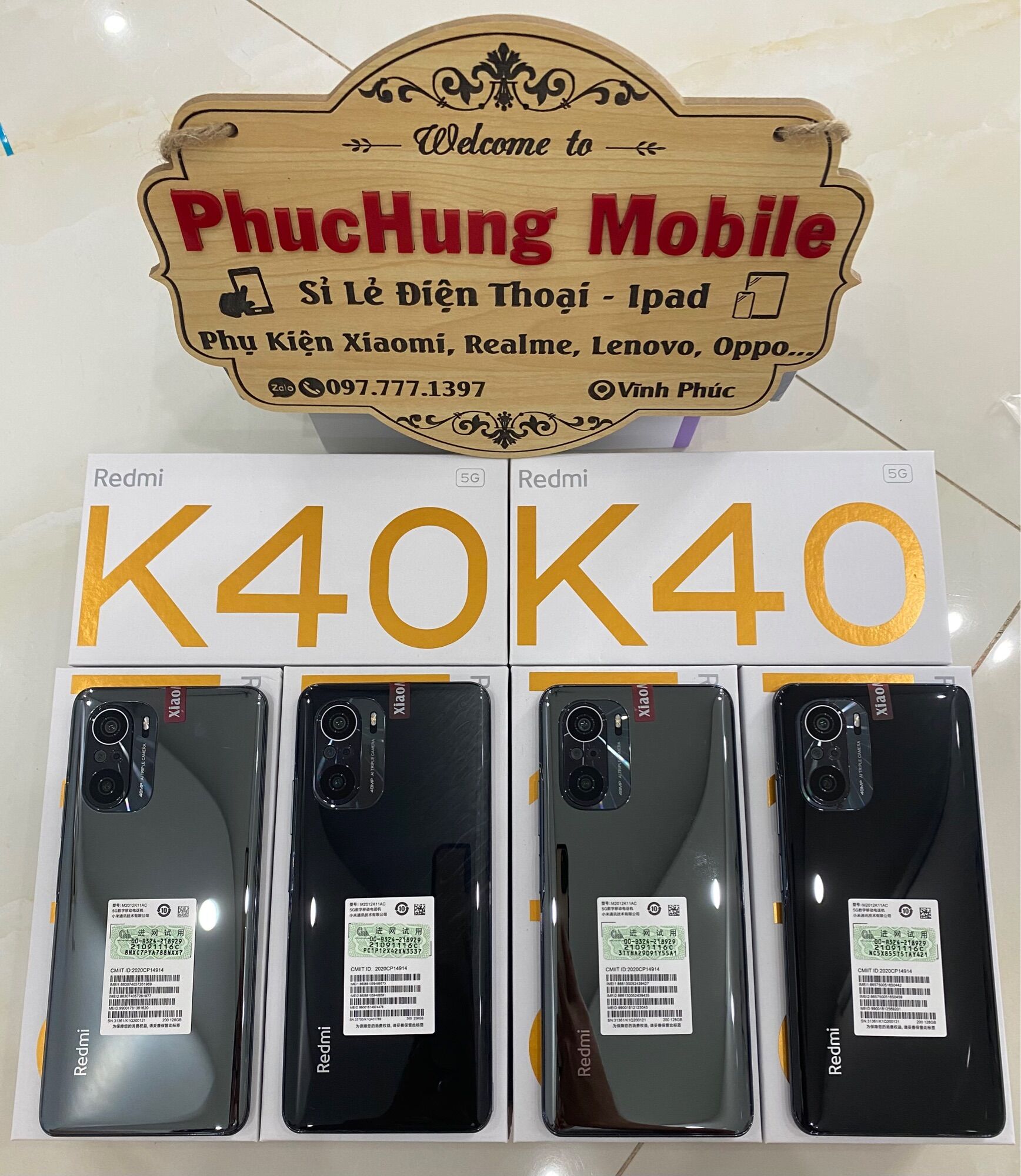 Điện thoại Xiaomi Redmi K40 (Snap 870)