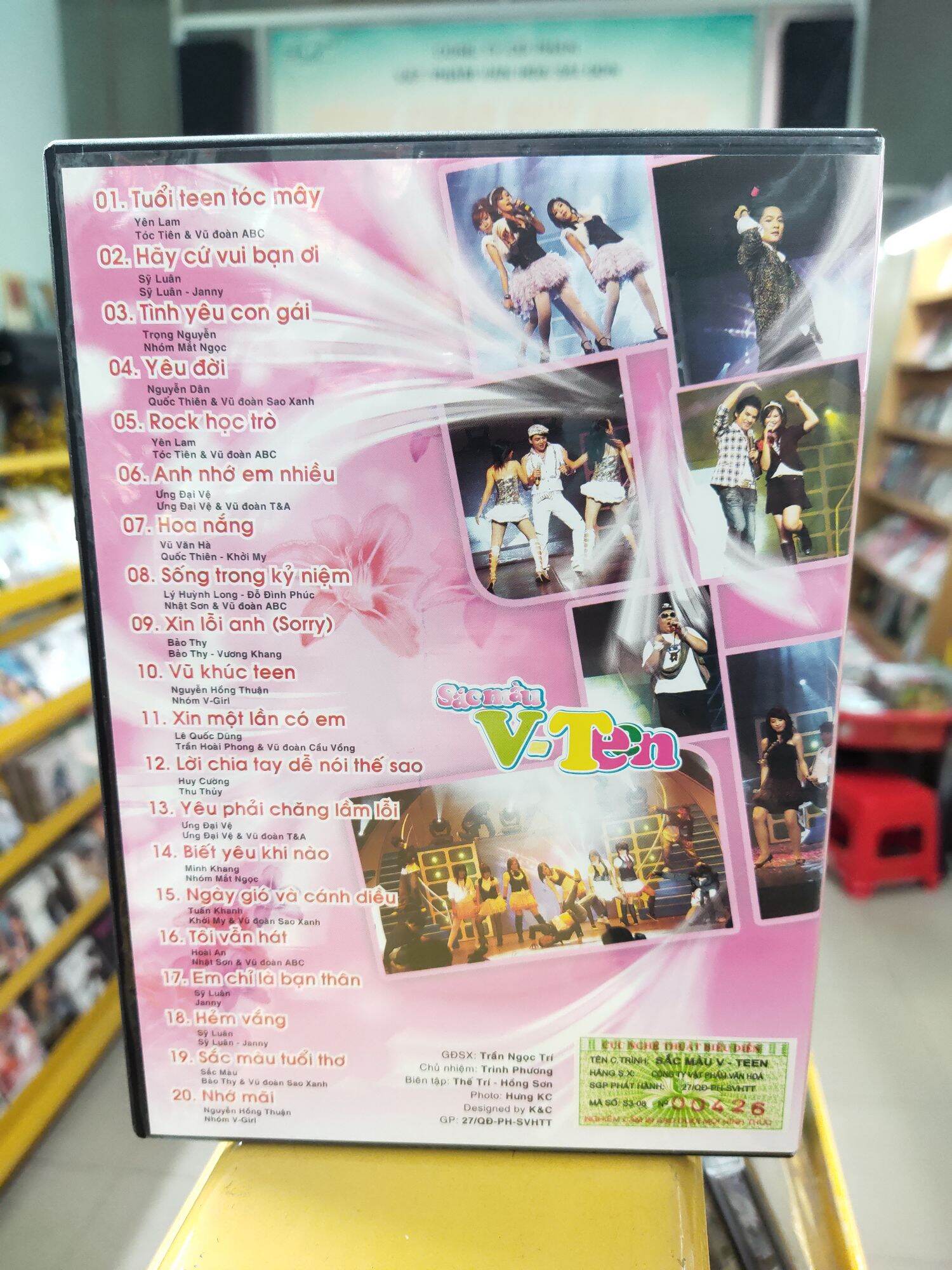 DVD Sắc màu  V-Teen
