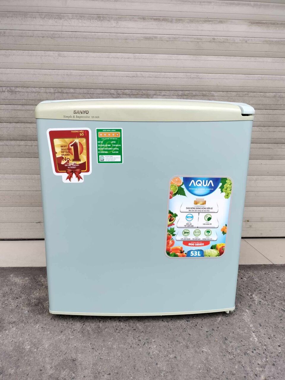 thanh lí tủ lạnh mini 50 lít sanyou còn tốt ( LH / ZL : 0966717185 ) để đặt hàng nhanh chóng