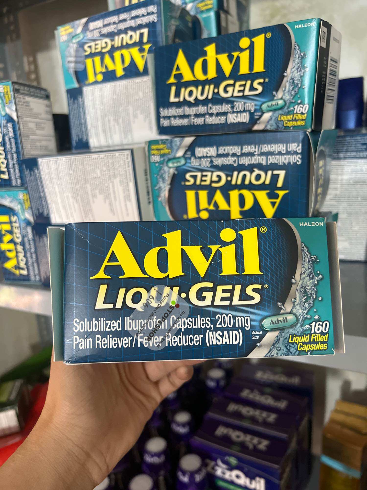 Advil 160v gel hàng Mỹ