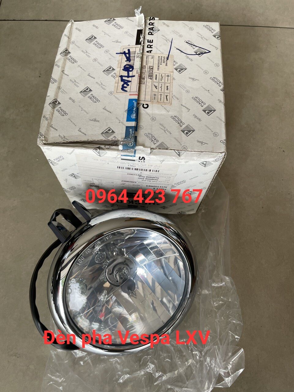 Đèn pha Vespa LXV