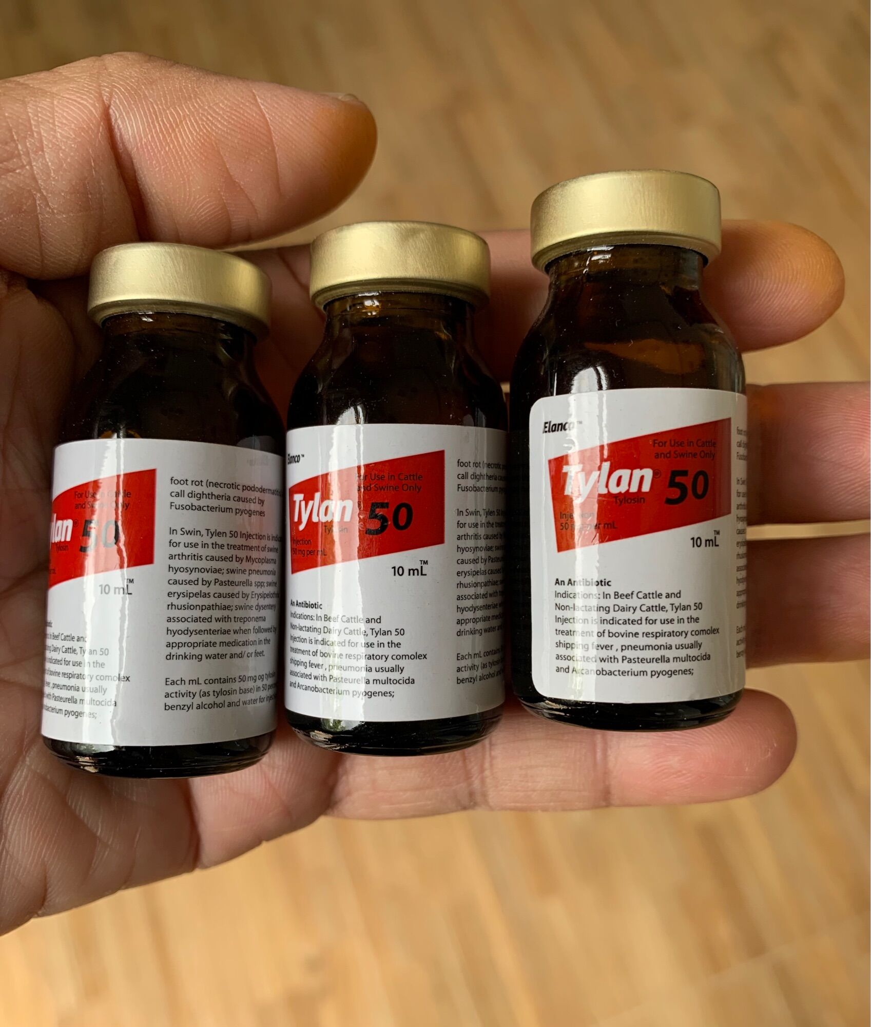 Tylan 50 tri khò khè, xổ mũi, đường ruột 10ml