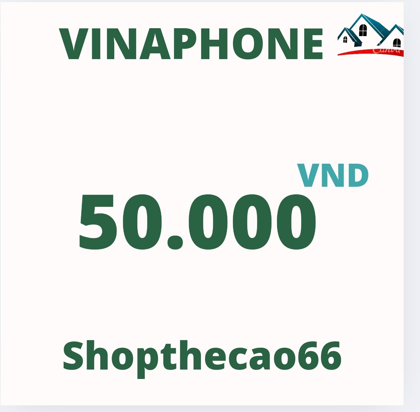 Vinaphone scratch card 50,000 VND
