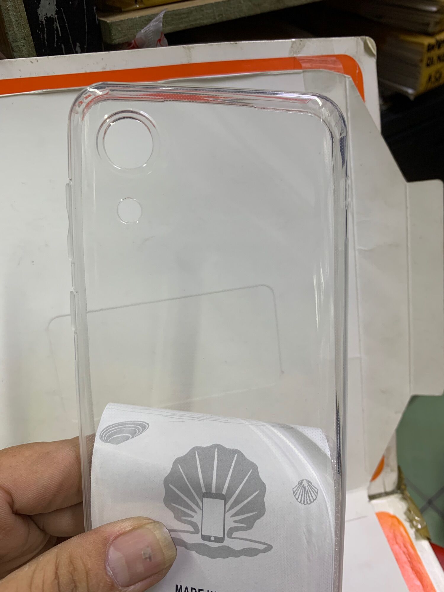 Ốp lưng Samsung Galaxy A03 Core dẻo lưng trong suốt