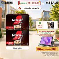 [FREESHIP TOÀN QUỐC] Combo 2 hộp Cà phê đen hòa tan NESCAFÉ CAFÉ VIỆT (16g x 15 gói)