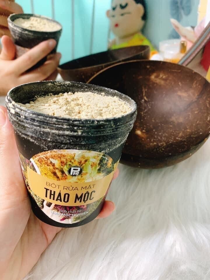 Bột rửa mặt thảo mộc pumr hàng chuẩn