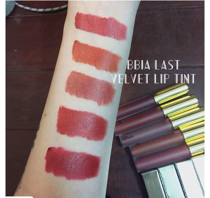 Son BBia 25 đỏ nâu gạch chất son mịn thơm lỳ màu