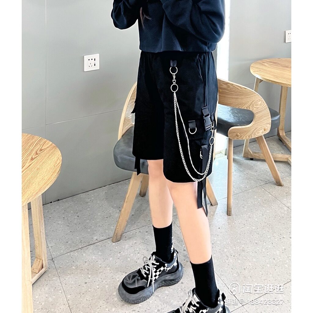Quần ĐÙI xích khuy cài