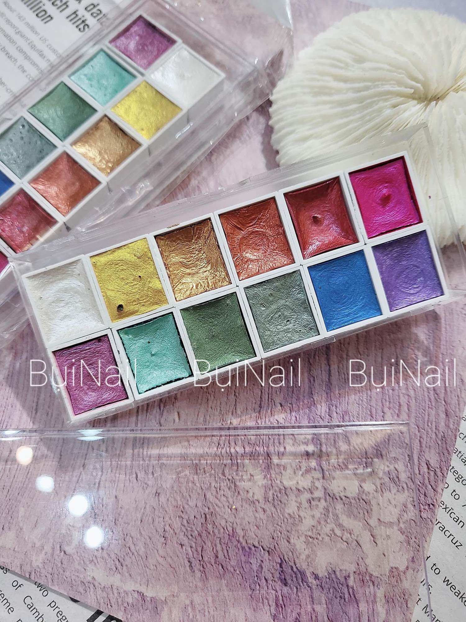 Set màu nước vẽ 12 màu