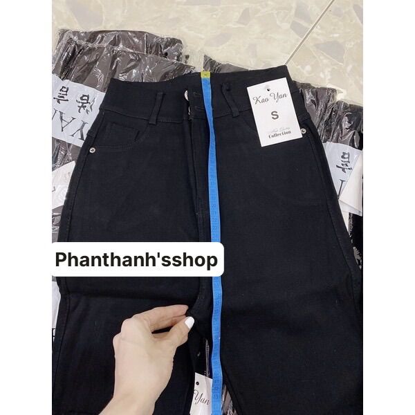 Quần kaki legging lưng siêu cao