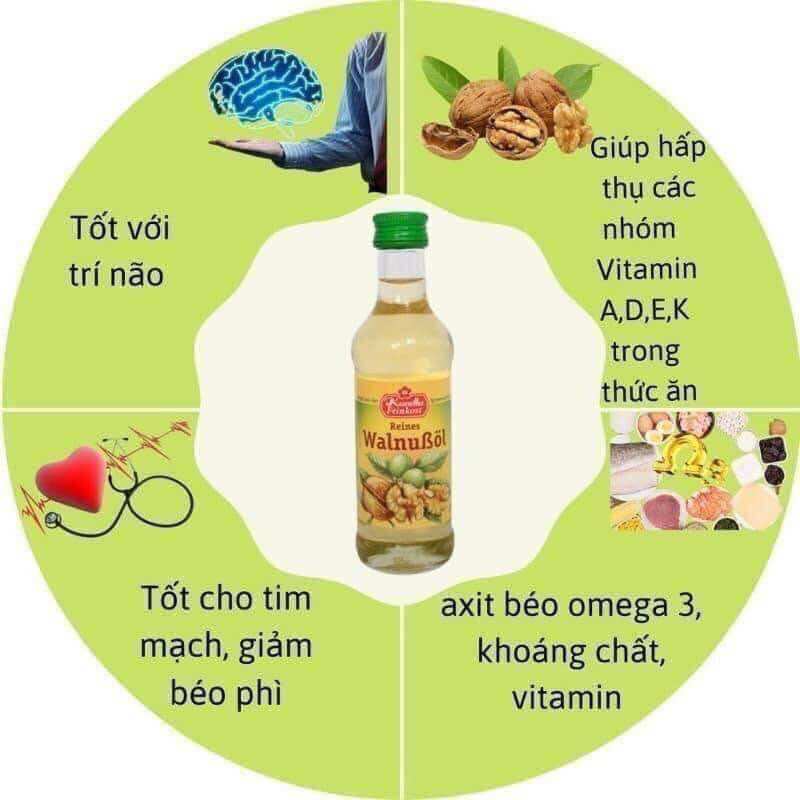 Dầu óc chó đức date 4/25
