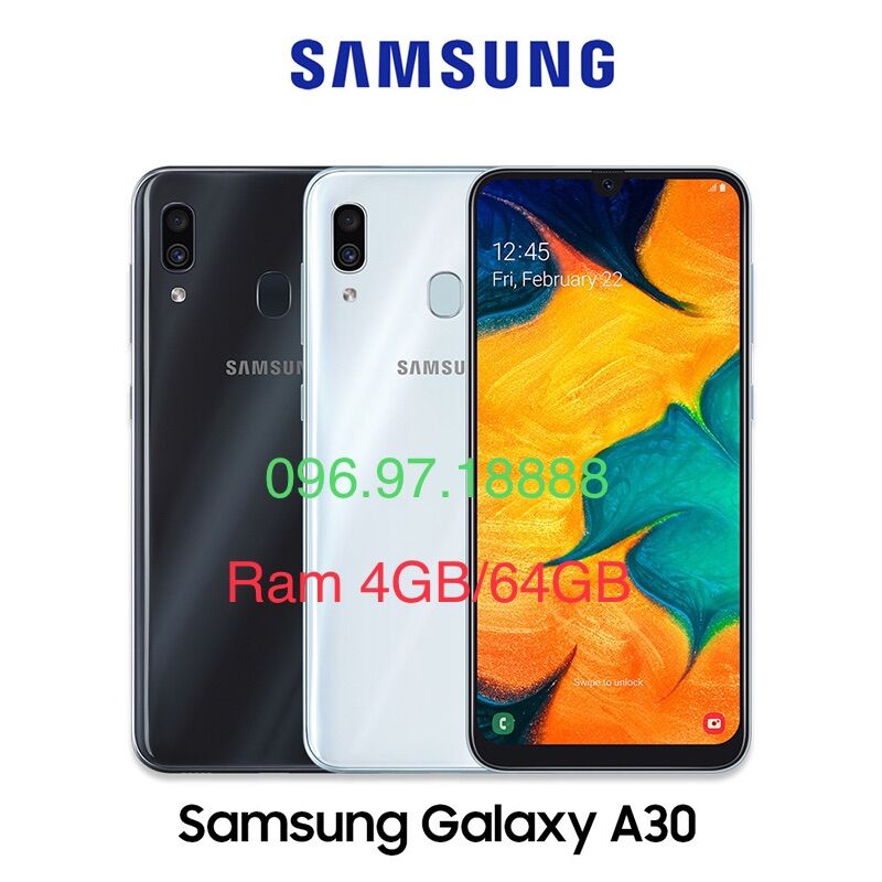 Điện thoại smartphone sam.sung a30 like new 90-95%. huyhang126.