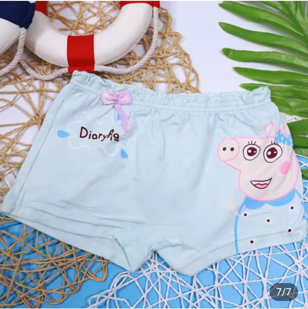 Combo 5 quần chip đùi cotton bé gái