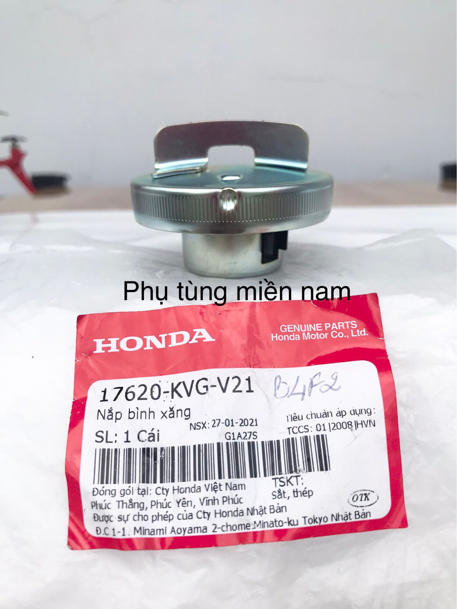NẮP BÌNH XĂNG AB 110cc, AIR BLADE 2009-2012