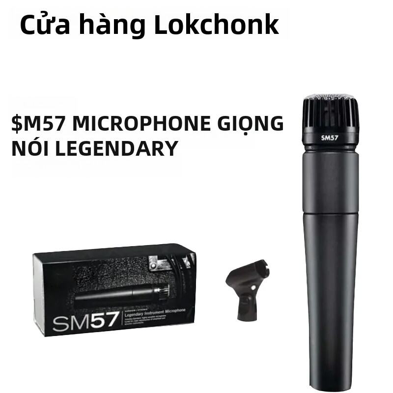 Kim Loại SM57 Cardioid Năng Động Micro Cầm Tay Chuyên Nghiệp Có Dây Giọng Hát Mic Cho Sân Khấu Hát Ghi Âm Karaoke