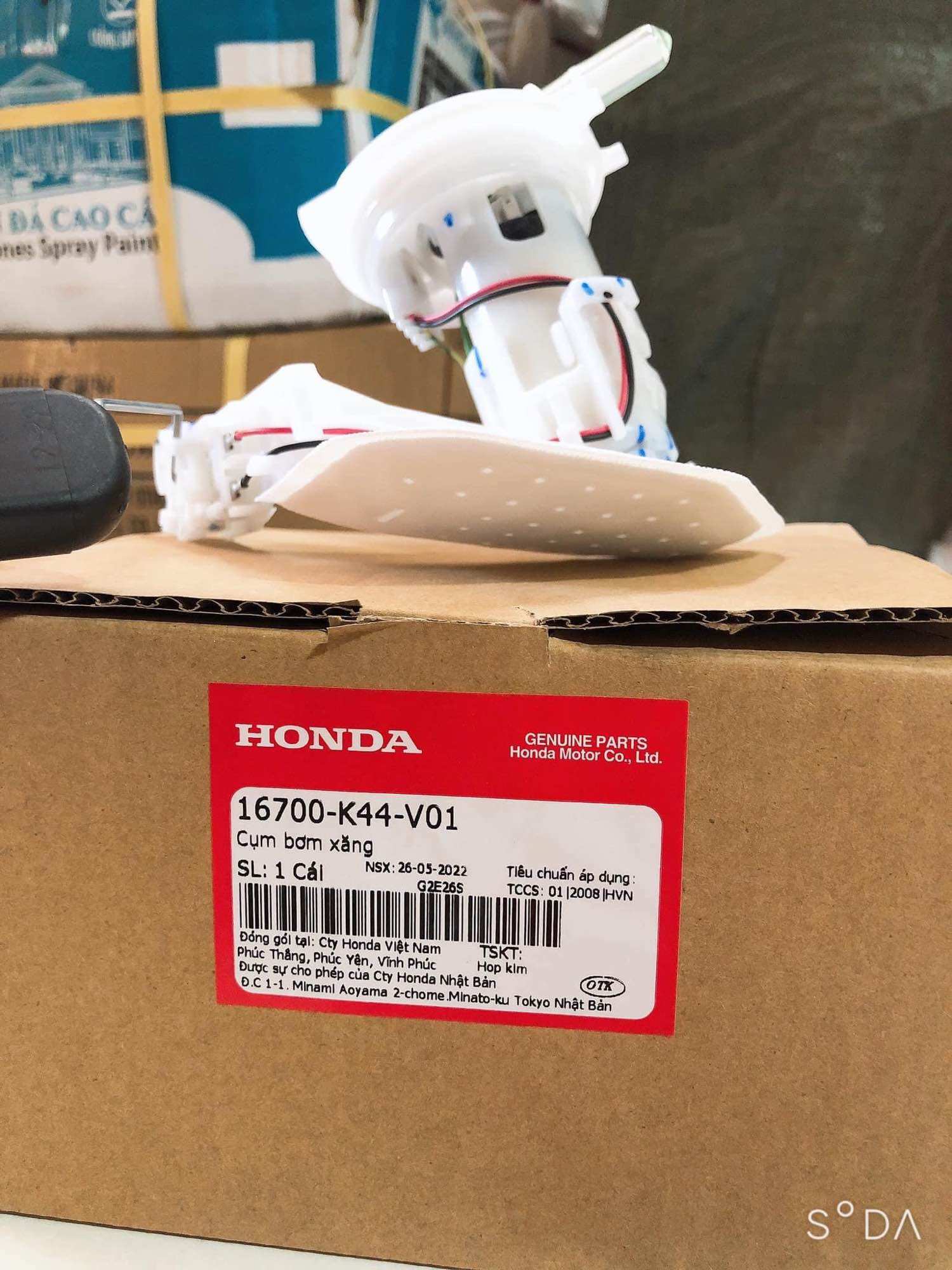 Cụm bơm xăng vision 2014-2020 zin Honda