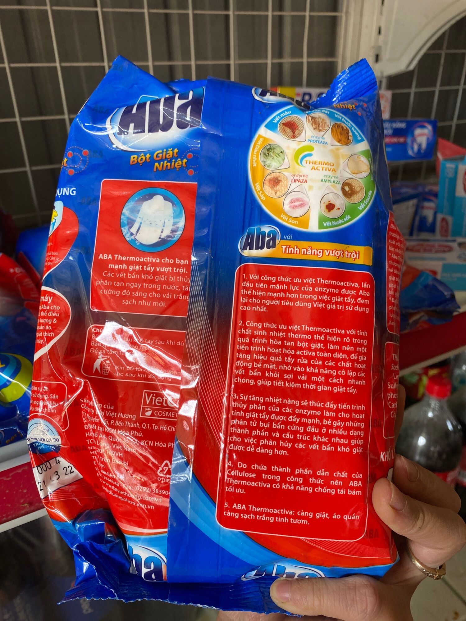Bột giặt ABa 1kg