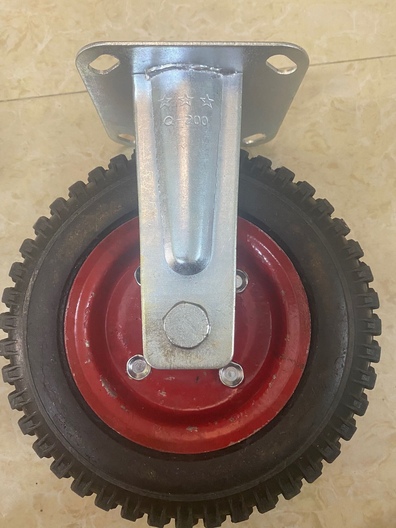 Bánh xe 200 đỏ tải 200kg siêu bền