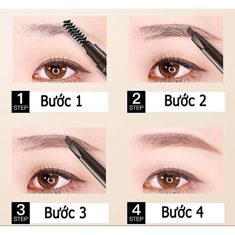 Chì Kẻ Mày 2 Đầu Hàn Quốc Chống Thấm Nước