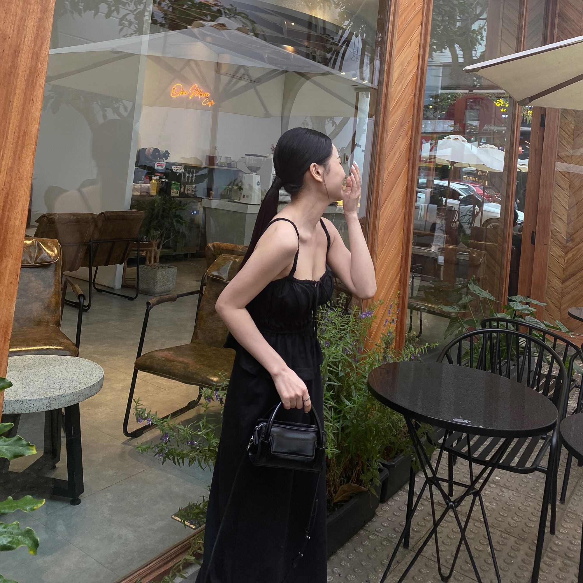 AMY Top - Áo Linen Nhún ( ảnh chính chủ )