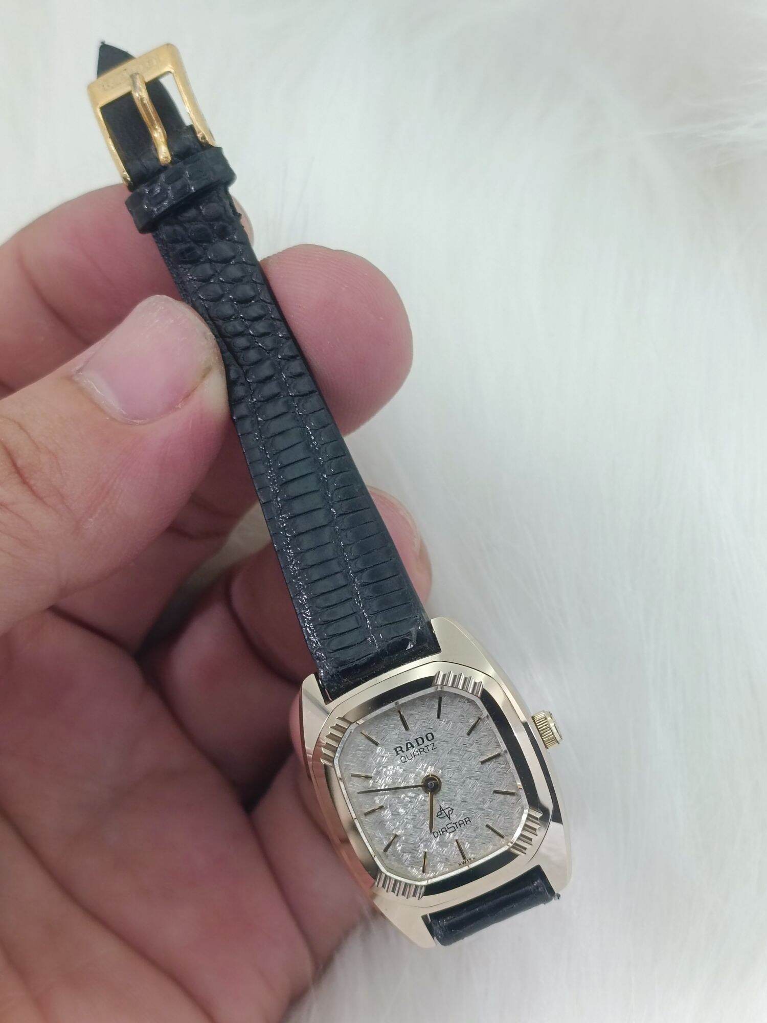 ĐỒNG HỒ NỮ RADO SIZE 23 MÁY PIN CAO CẤP VỎ ĐÁ DÂY DA