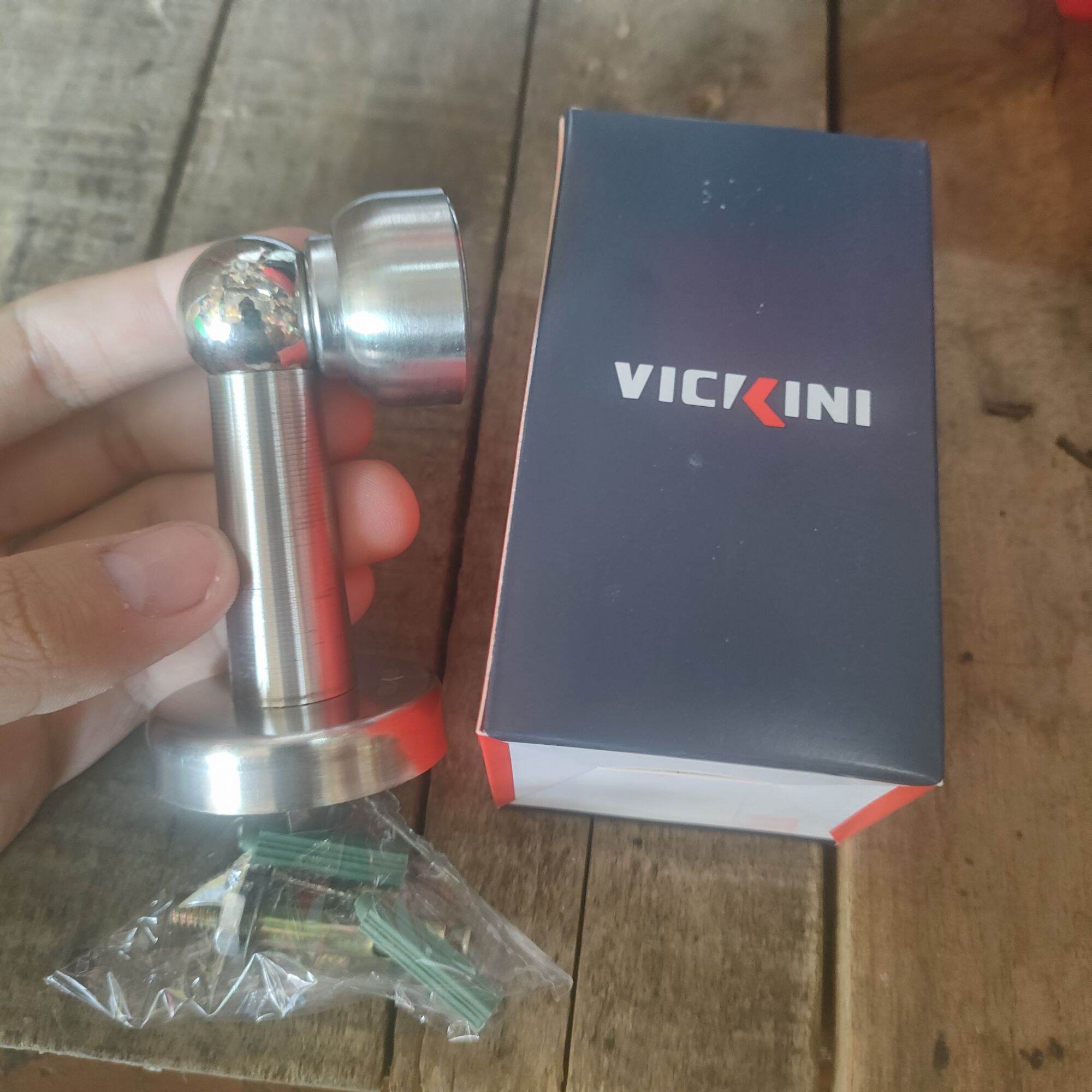 Hít cửa chống đập inox - chặn cửa nam châm vickini® chất lượng
