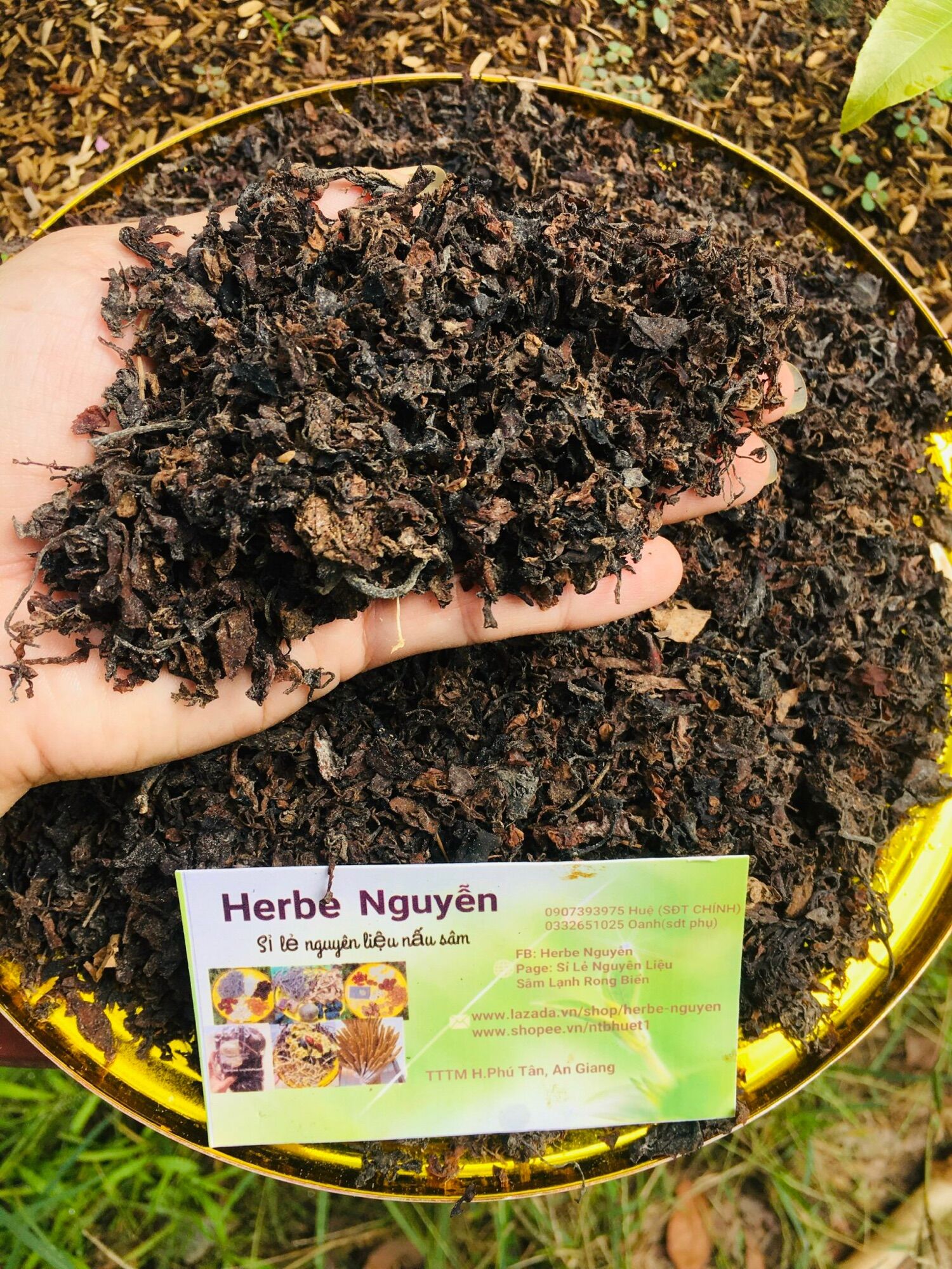 Rong biển VỤN 1kg nấu sâm đậm màu thơm nước Rong Mơ