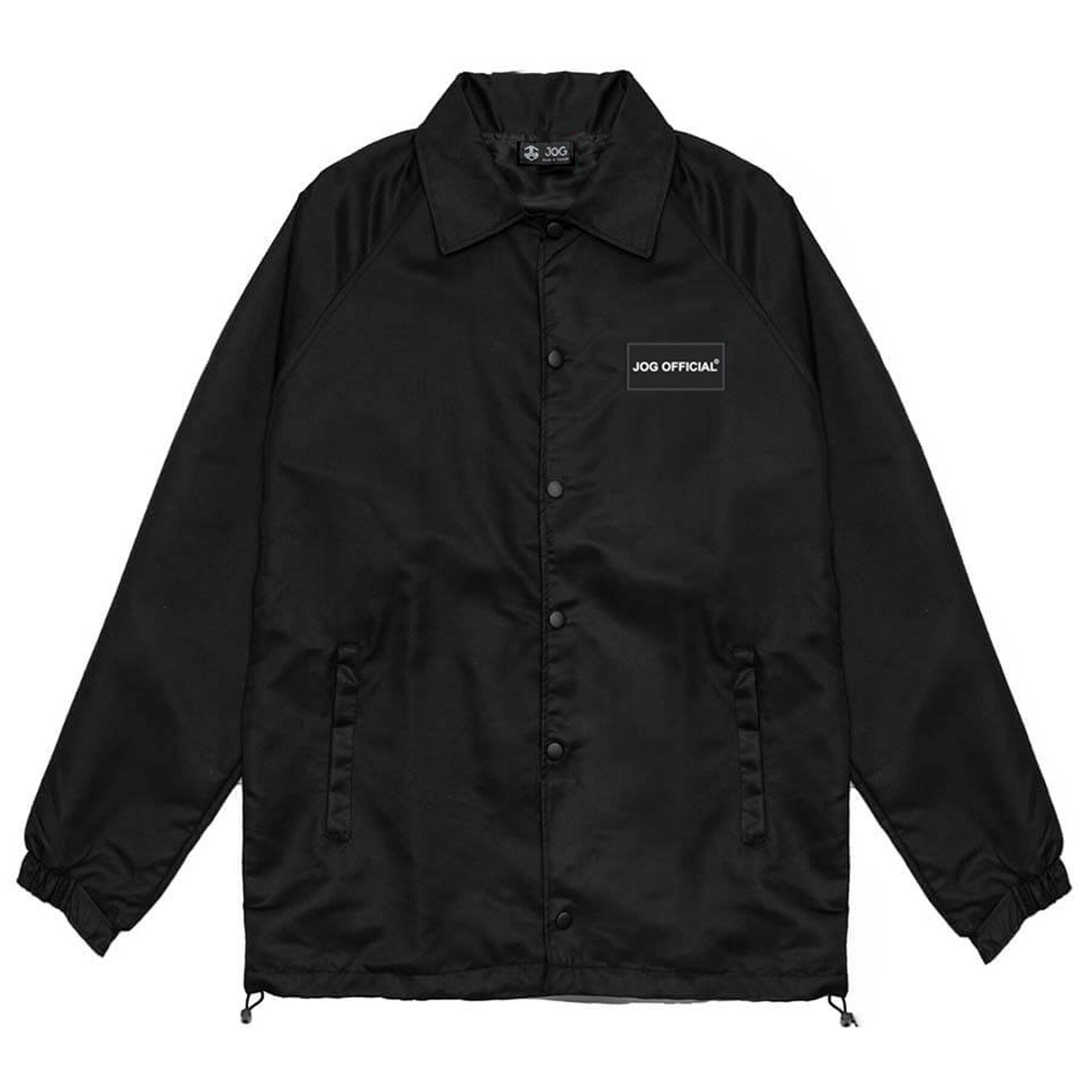 Áo Khoác Jacket JOG Đen Logo Unisex Nam Nữ Form Rộng Chất Dù 2 Lớp thumbnail