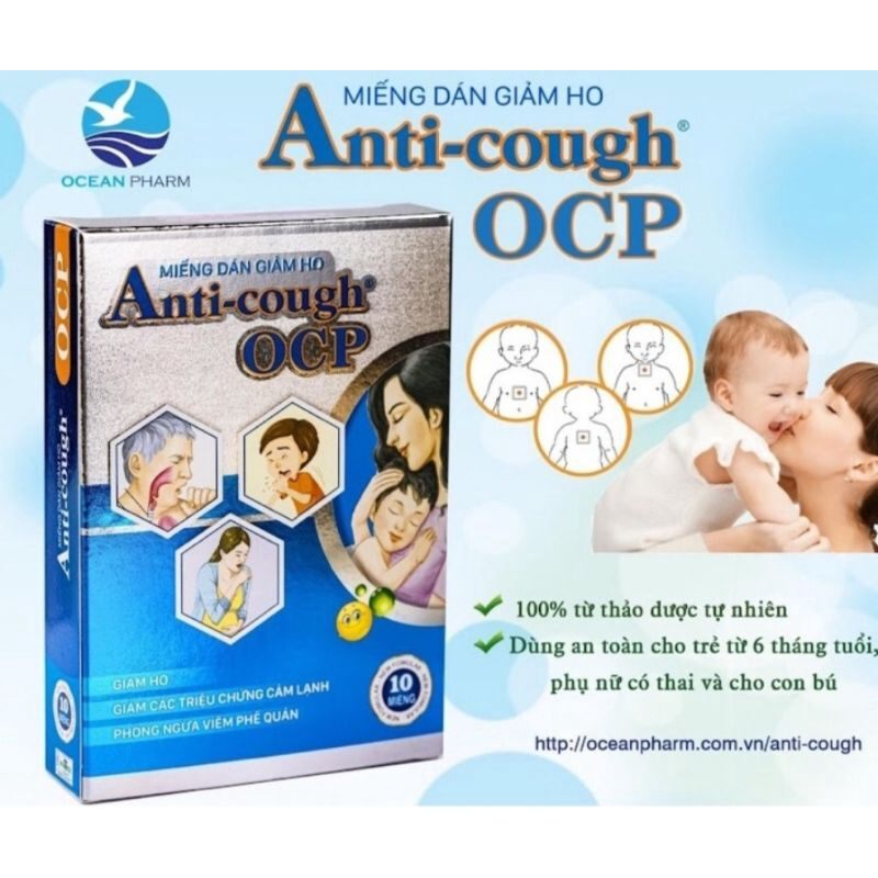 Miếng dán giảm ho anti cough patches