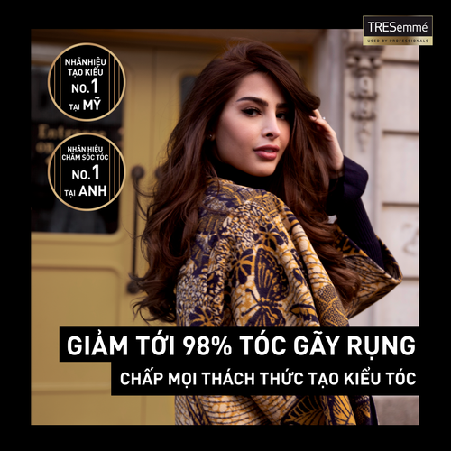 Dầu gội đầu TRESemme' chuẩn salon keratin 640g