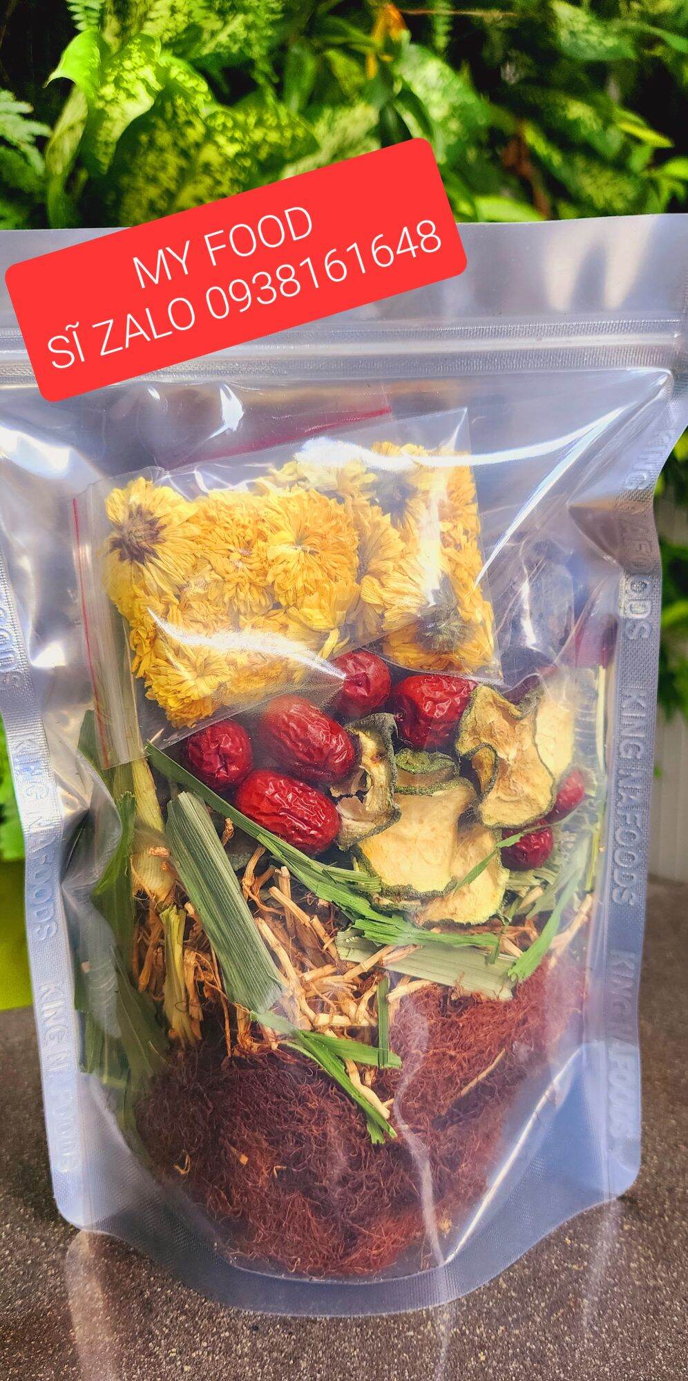 sâm bí đao 11 vị 370g nấu 7 đến 10 lít nước .