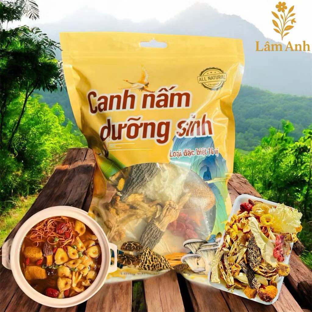 Canh nấm dưỡng sinh lẩu nấm