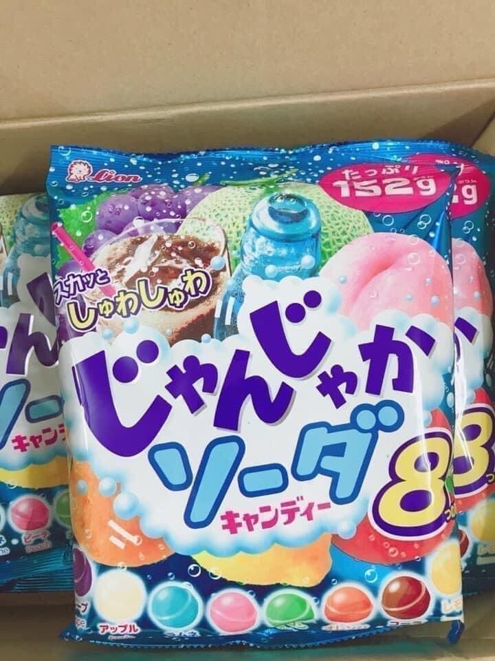 Kẹo Soda Trái Cây Lion Nhật 8 Vị