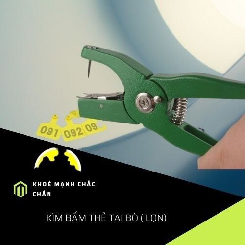 Kìm bấm thẻ tai dê bò heo cao cấp