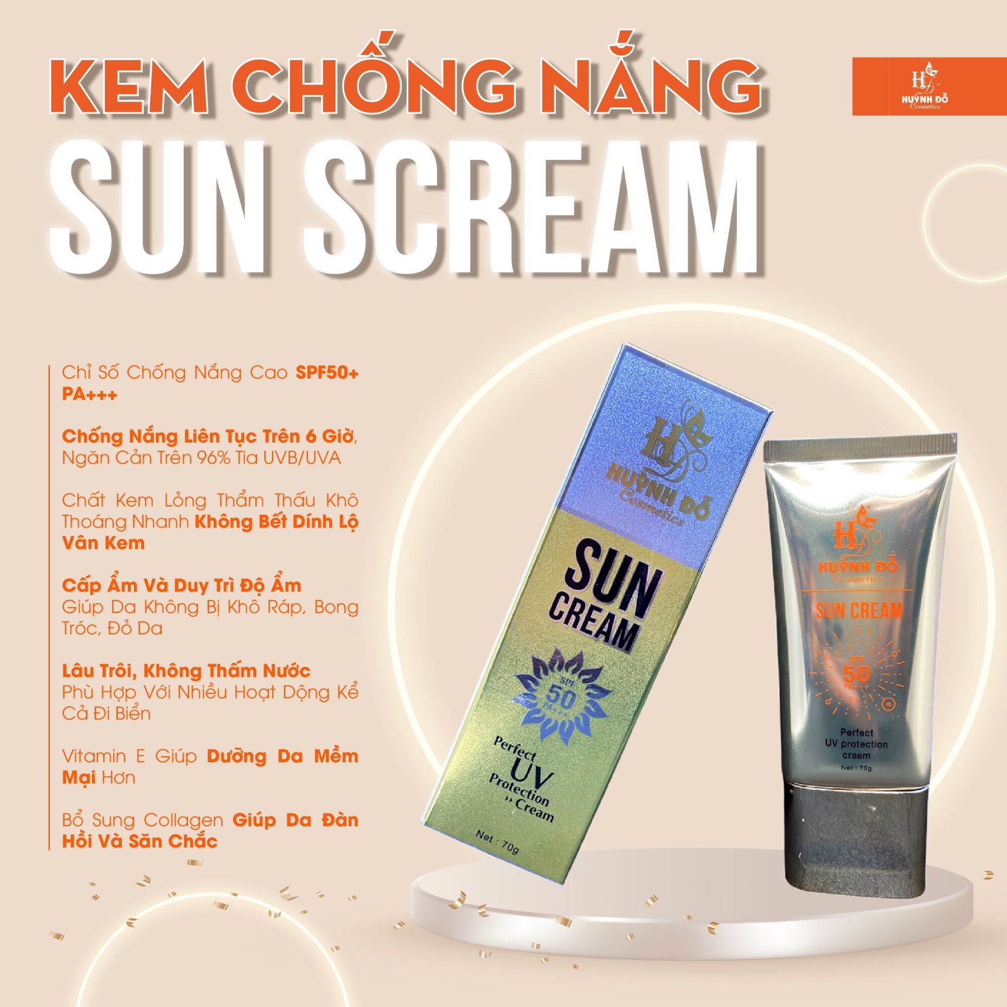 kem chống nắng huỳnh đỗ