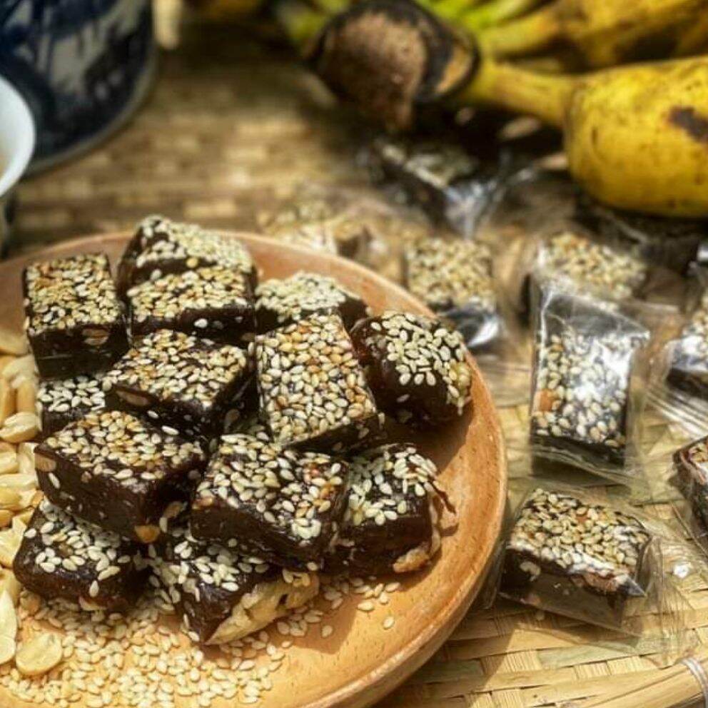 Kẹo chuối mè gừng mix dừa non 1kg
